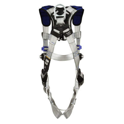 DBI-Sala 3M DBI-SALA ExoFit X100 Comfort Vest Climbing Harness Fall Protection, OSHA, ANSI, Front and Back D-Rings, Tongue Buckle Leg Straps, Quick Connect Chest Buckle, Zinc Plated Steel, 1401119, 2X