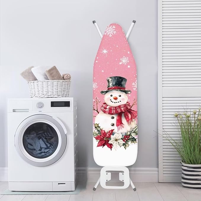 Sprowallow Snowman Print Christmas Ironing Board Cover Standard Size Scorch