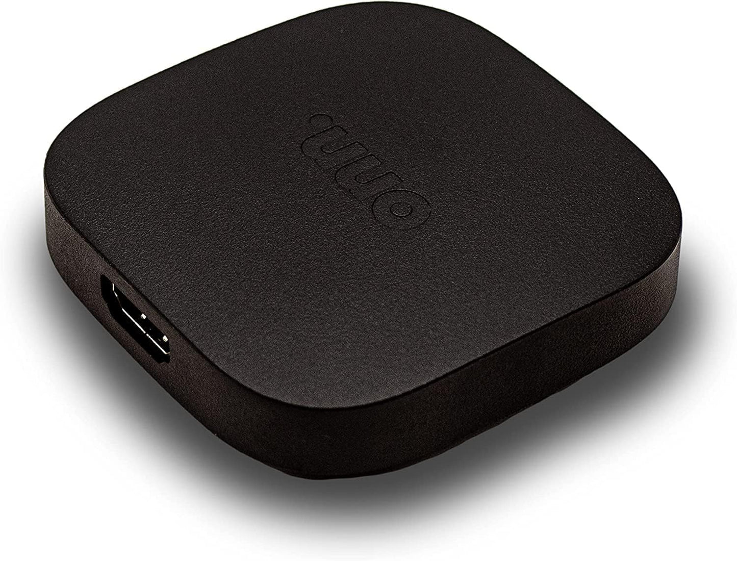 ONN Android TV 4K UHD Streaming Device with Voice Remote Control Google Assistant & High Speed HDMI Cable (100026240) Black