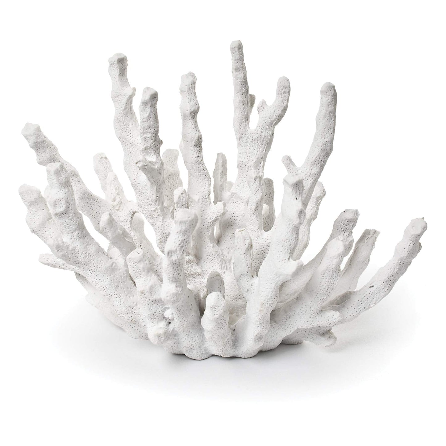 Abbott Collection 20-SEASHORE/45 Small White Finger Coral Decorative Resin Figurine