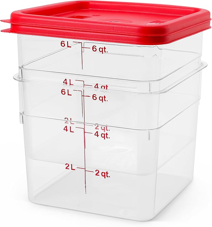 Cambro Food Storage Container - 6 QT Square