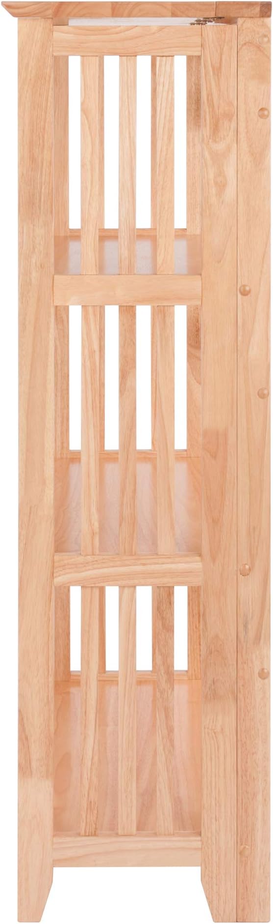 Winsome Mission Beech Wood 4-Tier Shelf