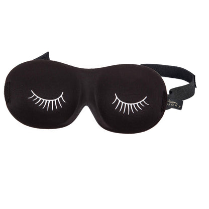 Bucky Ultralight & Comfortable Contoured Sleep Eye Mask, Gold Eyelash, One Size,5824