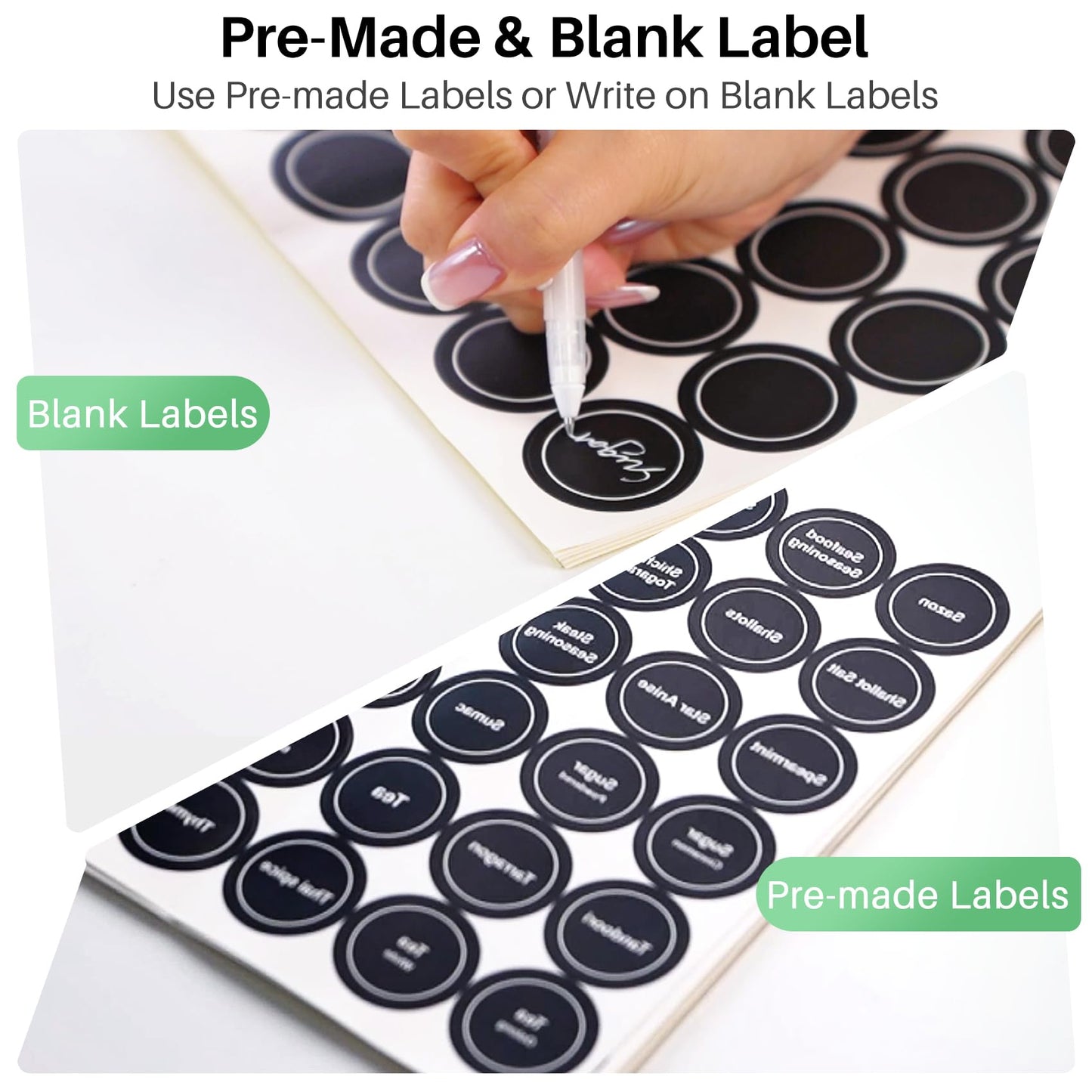 SNTD Rotating Spice Rack Organizer for Large Cabinets Kitchen Countertop with Thicken Spice Jars and Labels, Spinning Like Ferris-Wheel, Metal (M)