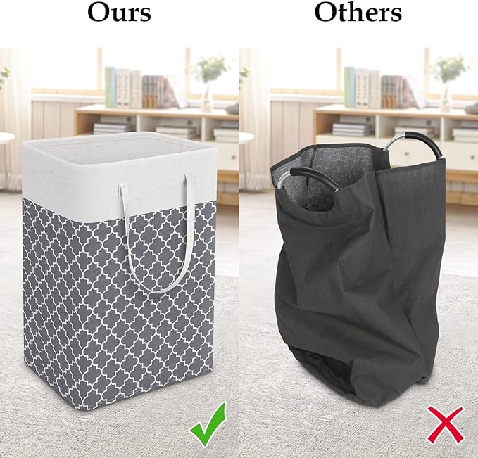 StorageRight Laundry Basket Hamper Large Collapsible Laundry Hamper