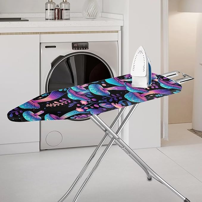 GLENLCWE Blue Mushroom Ironing Board Cover