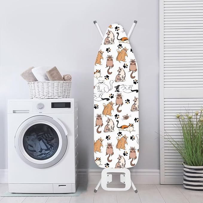 Iron Board Cover Standard Size, Ironing Board Cover, Cat Print Ironing Board