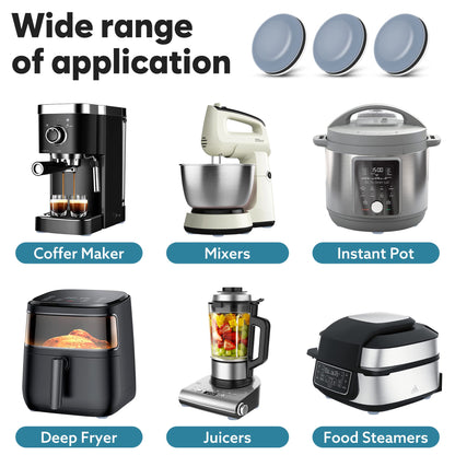 Appliance Sliders for Kitchen 24 PCS Self-Adhesive Small Kitchen Finds Appliance Slider Hacks Easy to MovIing & Space Saving Must Have Home Gadgets Mixer Accessories for Countertop