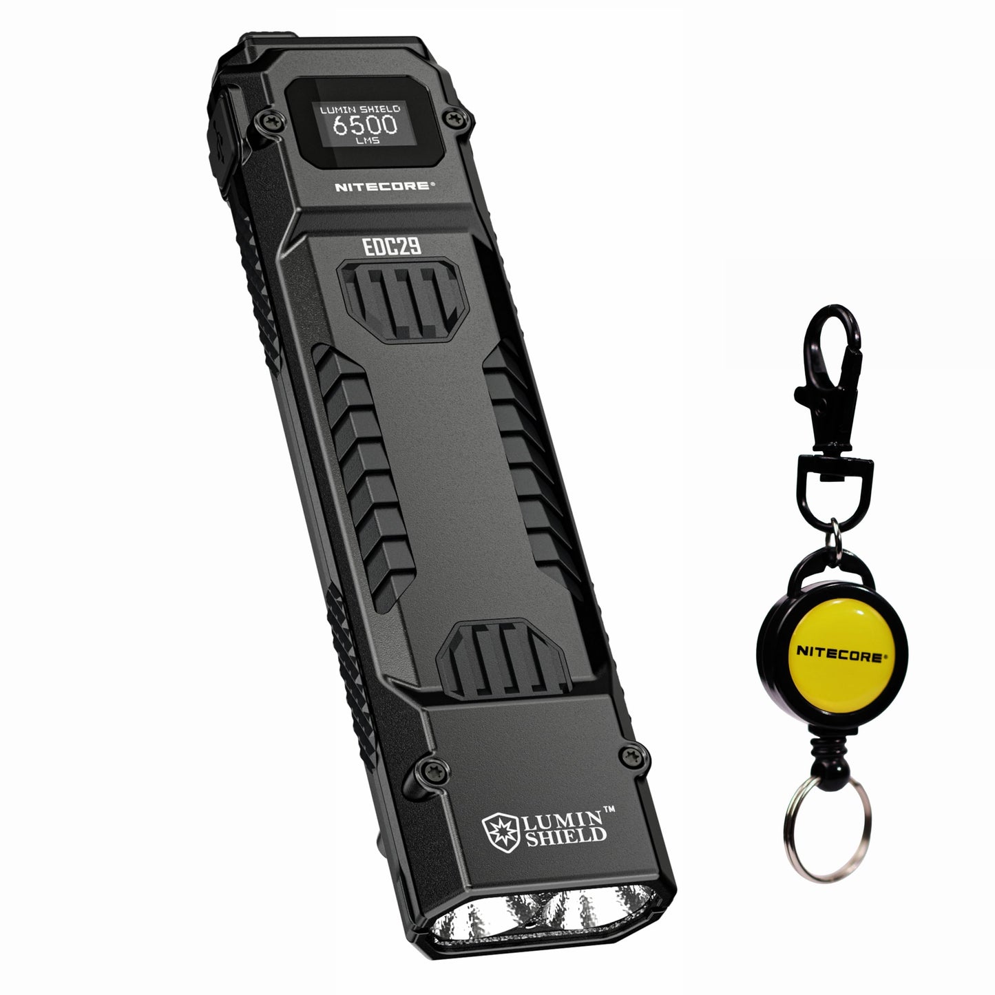 Nitecore EDC29 6500 Lumen Ultra Slim High Performance EDC Flashlight with Retractable Keychain