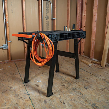Klein Tools 54410MB MODbox Work Bench, Folding Work Table, Lightweight Portable Workstation, 1000-Pound Capacity, 39.25 x 23.75 x 30.9-Inch, Compatible with MODbox Rail System