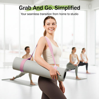 Slim Panda Yoga Mat Straps for Carrying, Adjustable Yoga Mat Carrier Sling Fits All Mats(Mat Not Included)
