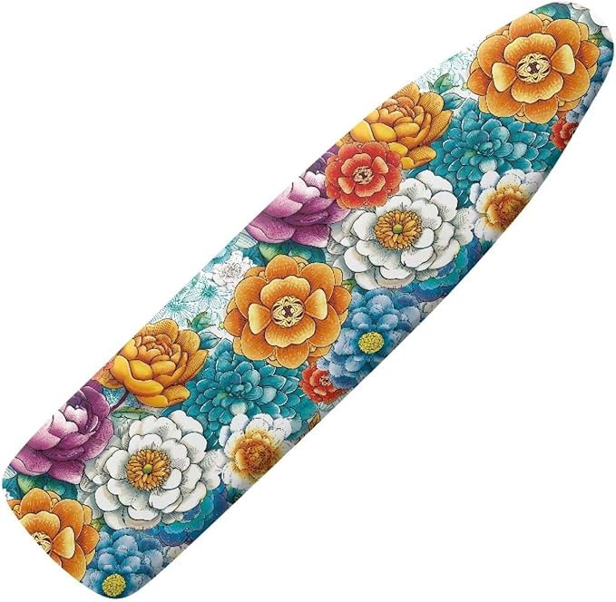 Boho Mandala Steam Ironing Board Cover 3 Fasteners Elastic Edge, Washable
