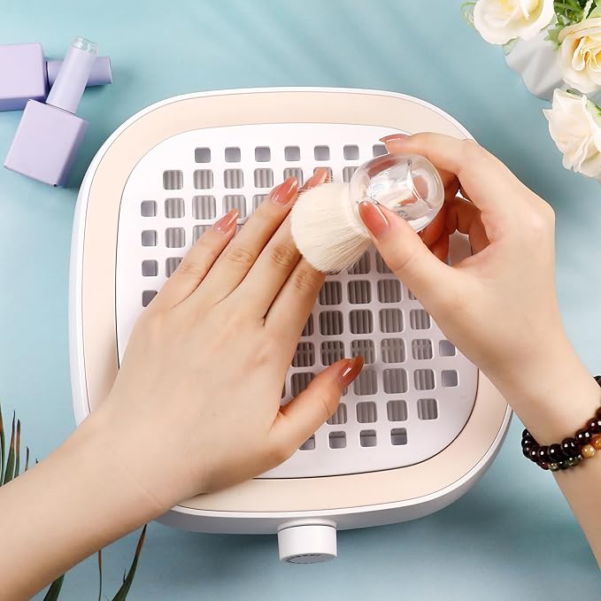 BQAN Nail Dust Brush Nail Art Dust Powder Remover Brush Nail Arts Dust Cleaner
