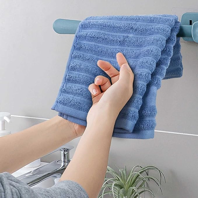 Jacquotha Ribbed Hand Towels for Bathroom, Hotel & Spa Quality Soft Hand Towel