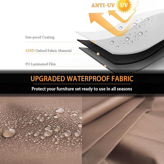 Patio Furniture Set Cover Waterproof Outdoor Furniture Covers Heavy Duty