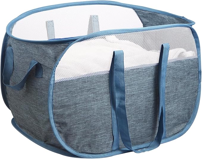 100L Collapsible Laundry Baskets, Tear Proof Pop Up Laundry Hamper