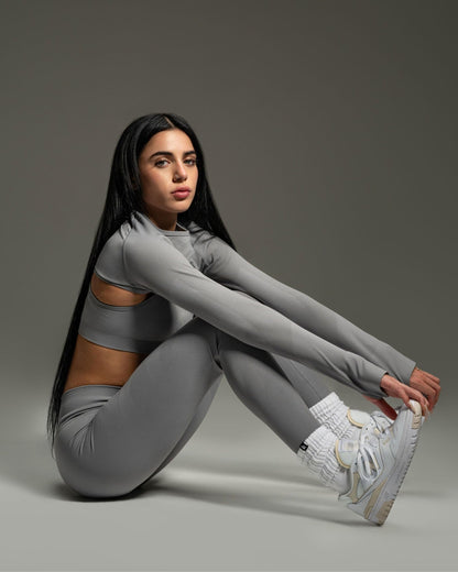 Kamo Fitness Cozy Womens 3-Pair Pack - Scrunch Long Crew Socks for Women, Soft & Breathable Boot and Slouch Socks, Size 5-9 (White, One Size)