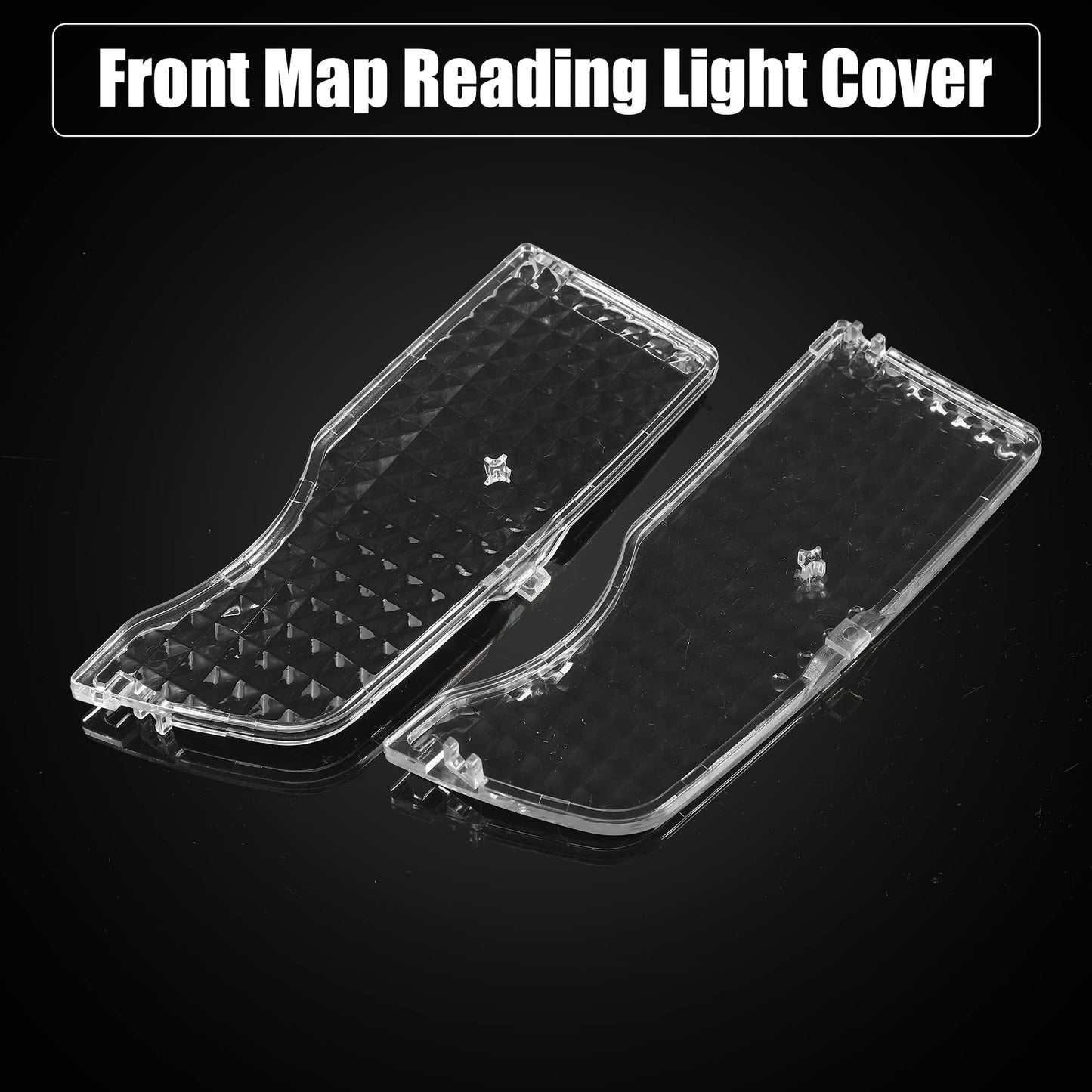 X AUTOHAUX Diamond Crystal Clear Interior Map and Dome Light Lens Covers for Toyota Prius 2012-2017 Overhead Console Reading Lamp Lens Shell Case