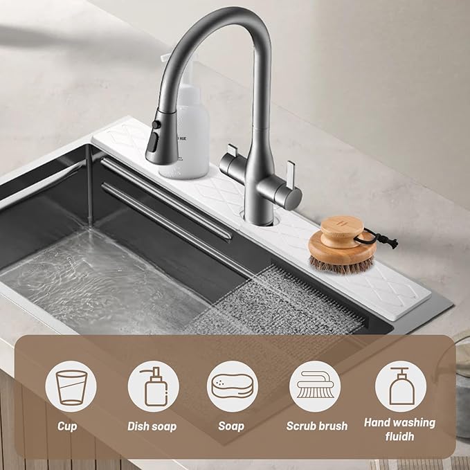 Faucet Mat for Kitchen Sink