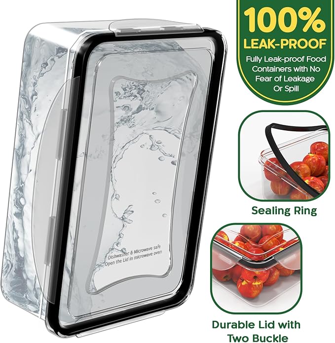 44 Pcs Food Storage Containers