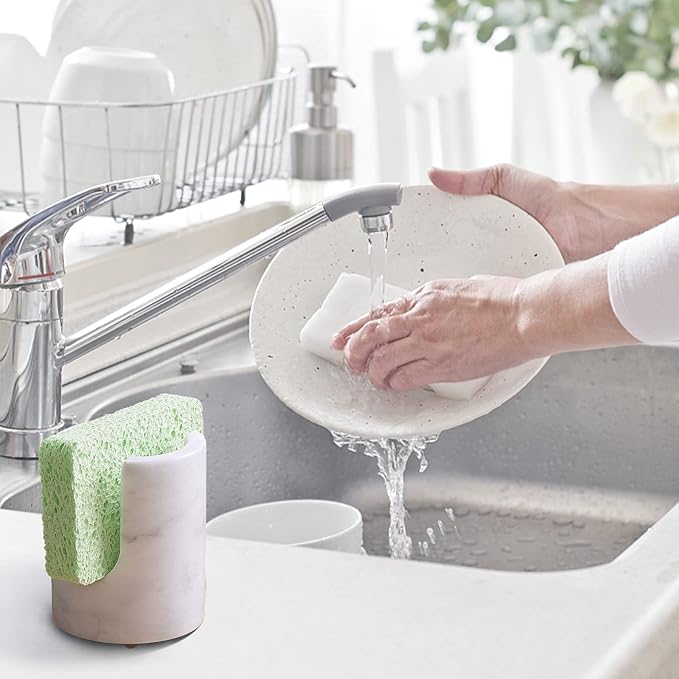 Marble Sponge Holder Sink Sponge Caddy
