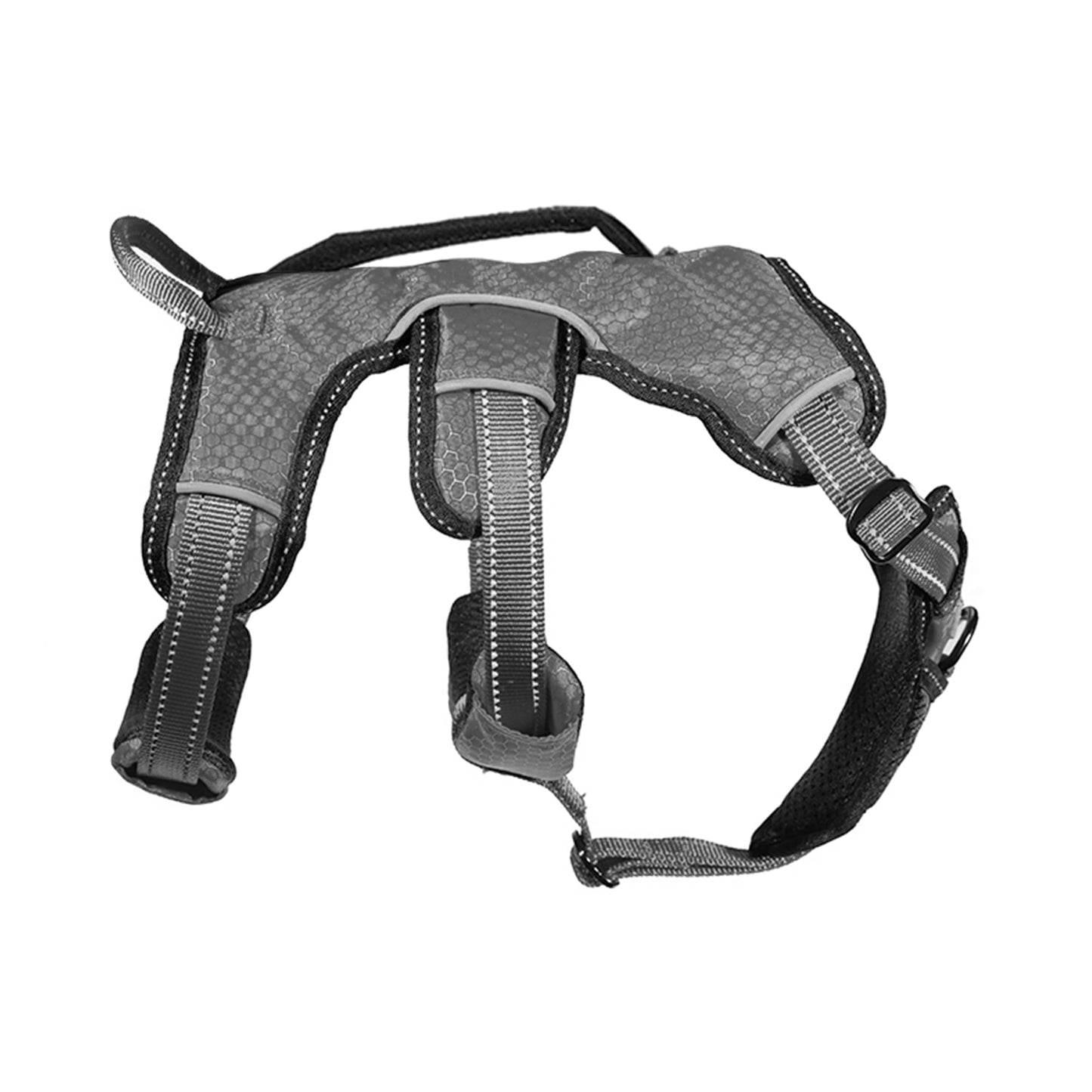 Tuff Pupper Escape Proof No Escape Dog Harness | 5 Point Adjustable Fit Harness for Dogs | Padded Dog Harnesses | Handle Dog Lift Harnesses