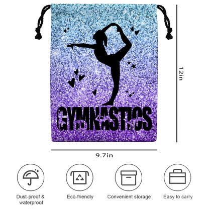 LULYKINI Gymnastics Drawstring Grip Bags Small Drawstring Bag Waterproof Gym Storage Pouch For Holding Gymnastics Grips