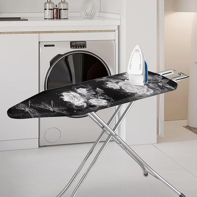 Ironing Board Cover, Dragonfly Flower 15x54 Inch Standard Ironing Board Cover