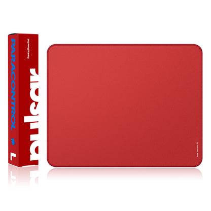 Pulsar - Paracontrol L Esports Level Premium Gaming Mouse Pad V2 - Medium to High Speed Pad Stitched Edge Durable Hybrid Top Surface 13 x 16.5 (L, Red)