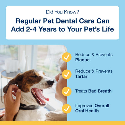 ProDen PlaqueOff 13 Dental Bones for Medium & Large Dogs, Tartar, Plaque & Bad Breath Remover, Improves Overall Oral Health, Pack of 2 (Chicken)
