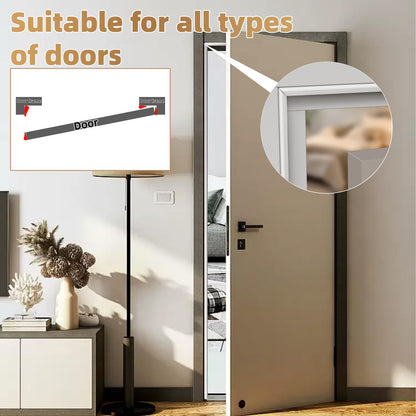 118” Wedge-Shape Foam Window Weather Stripping Door Seal Strip,Soundproofing Frame Winter Insulation Tape for Exterior Front Door,Noise Cancelling Window Inserts,Door Gap Filler Light Blocker,White