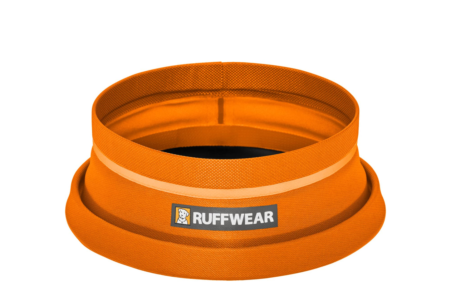 Ruffwear, Bivy Bowl Collapsible Ultralight and Packable Dog Bowl, Salamander Orange, Medium