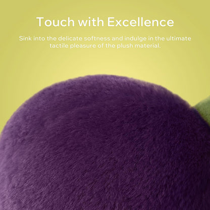 Phantoscope Papaya Shaped Throw Pillow, Fruit Themed Cushion for Couch, Bed and Chair, Pink, 10 x 15 inches