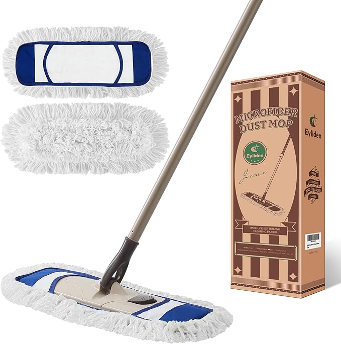 Eyliden Dust Mop with Reusable Washable Pads