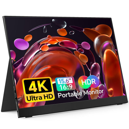 15.6inch Portable Monitor,1080P USB-C HDMI Second External Monitor for Laptop,PC,Mac Phone,PS,Xbox,Swich,IPS Ultra-Thin Zero Frame Gaming Display/Premium Smart Cover