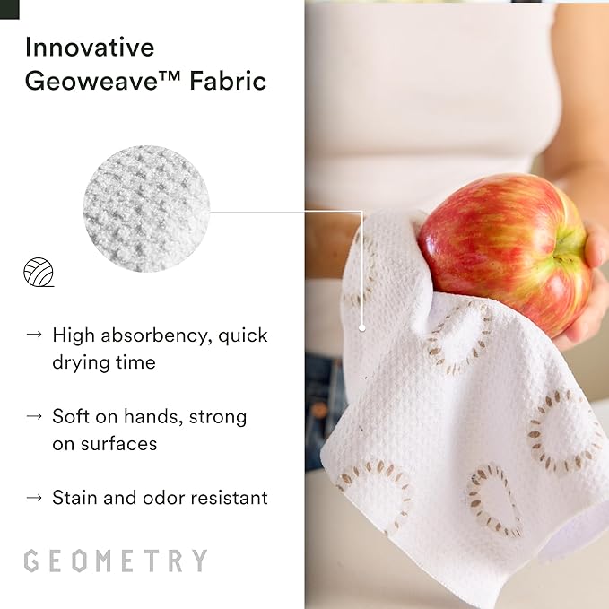 GEOMETRY Dishcloth – Evergreen Collection – Quick-Dry, Ultra-Absorbent