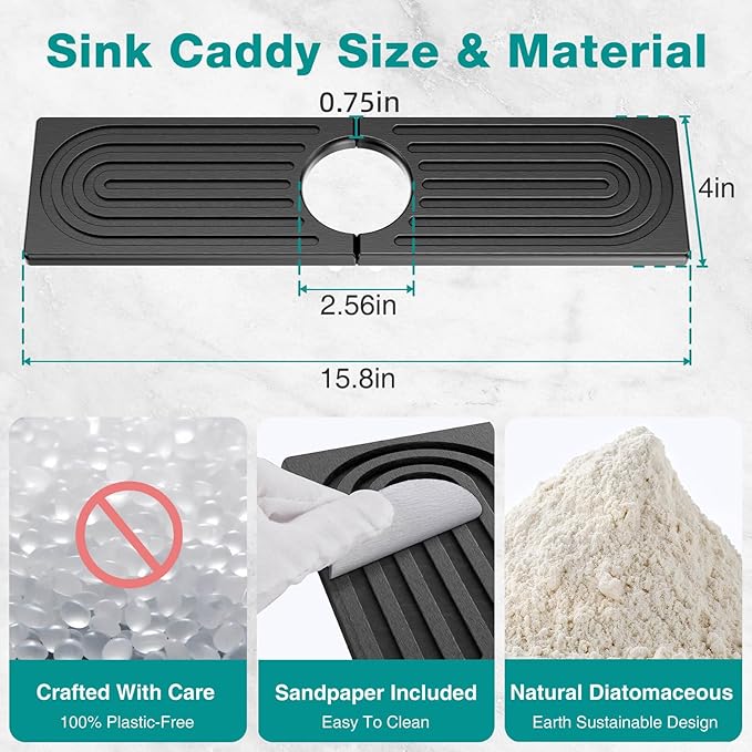 DK177 Faucet Mat for Kitchen Sink