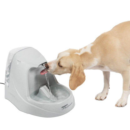 PetSafe Drinkwell Platinum Dog and Cat Water Fountain, Automatic Drinking Fountain for Pets, 168 Ounce,Grey