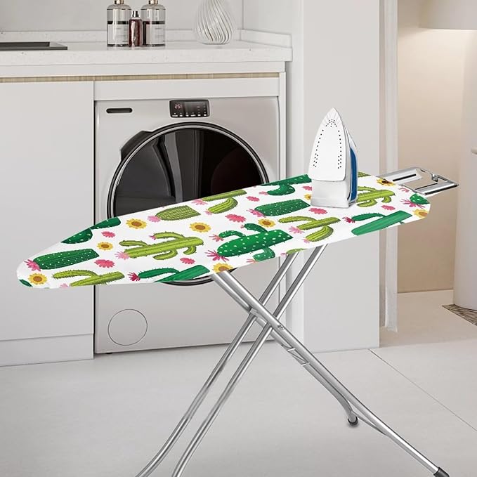 Cactus Ironing Board Cover and Pad Standard Size Soft Resist Scorching Ironing