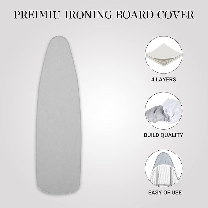 Ironing Board Cover and Pad | 100% Cotton Cover