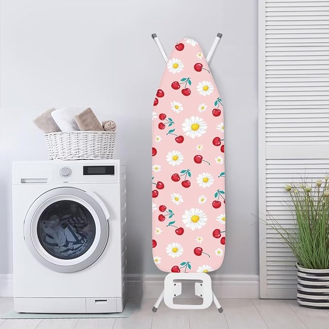 Daisy Cherry Ironing Board Cover and Pad Soft Fabric Cover