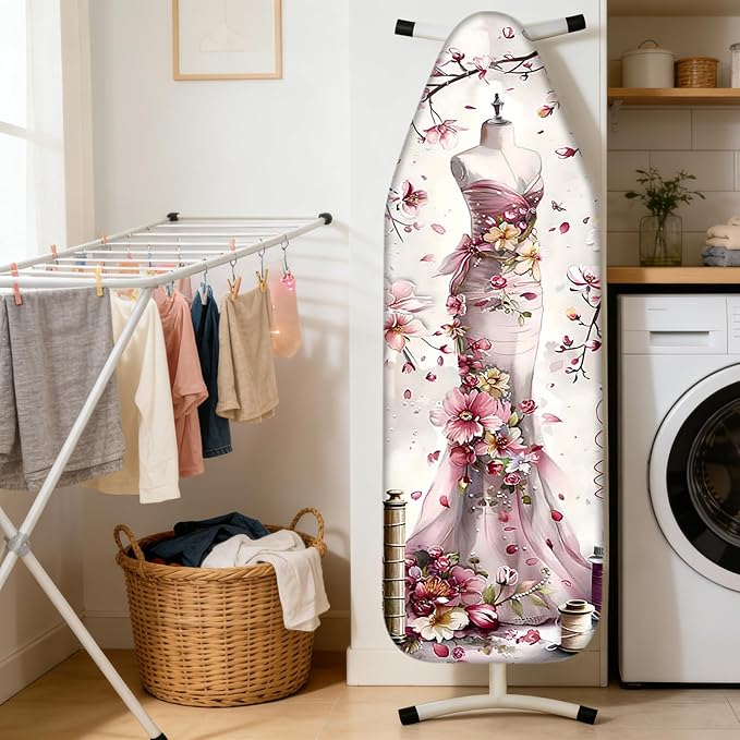 Nuxovilar Ironing Board Cover Needle Cotton 15x54 Inches | Ironing Board Cover