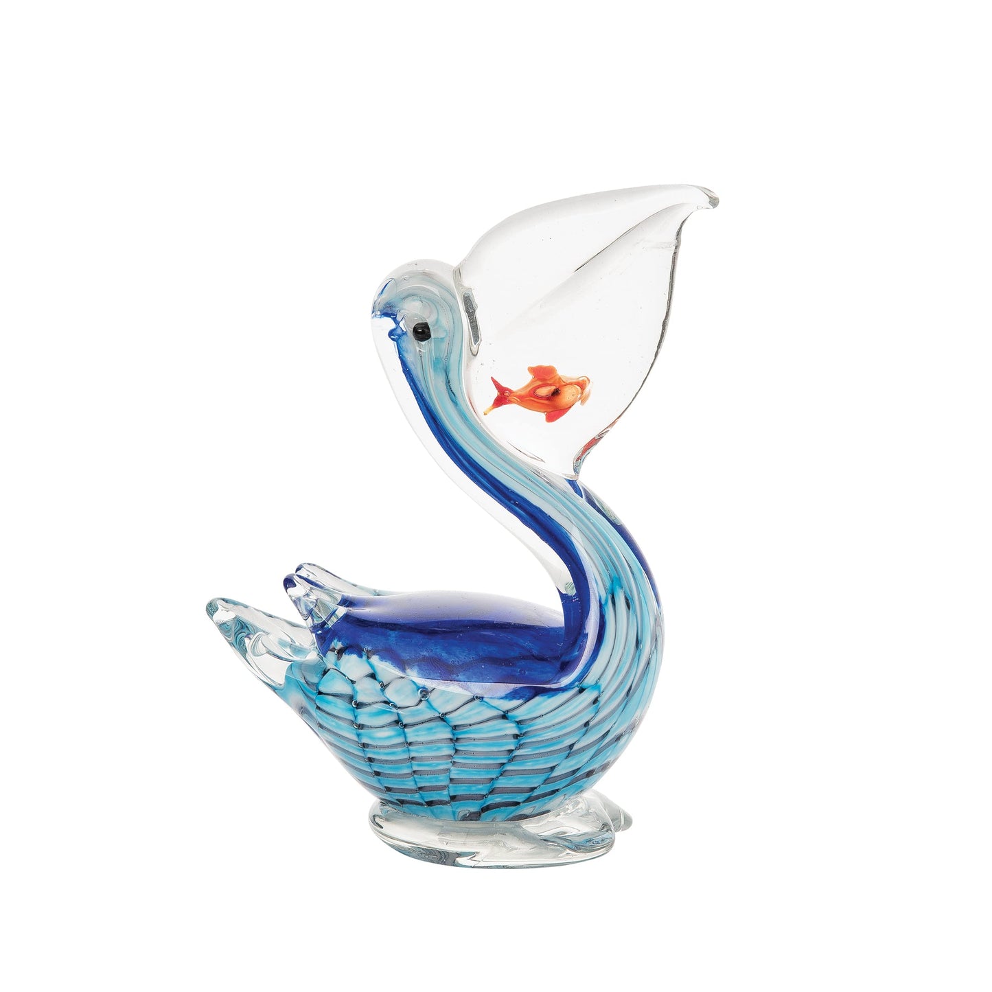 Beachcombers Pelican Glass Figurine 5" x 7"