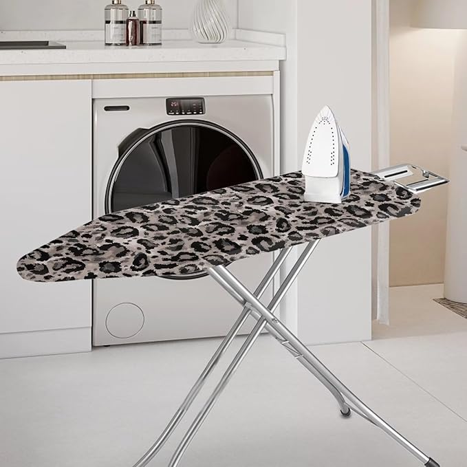 Leopard Print Ironing Board Cover, 15x54 Inch Ironing Board Protector, Standard