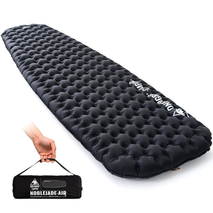 ONETIGRIS Noblejade Insulated Sleeping Pad with R7.3, Ultralight Inflatable Sleeping Pad Extreme Conditions Air Mattress withstands -22°F,Aluminum Film Insulation for Camping,Backpacking,Hiking