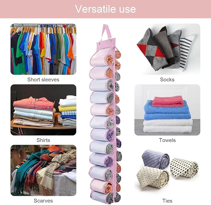 Legging Organizer Storage, Shirt Organizer, Foldable Hanging Closet Organizer
