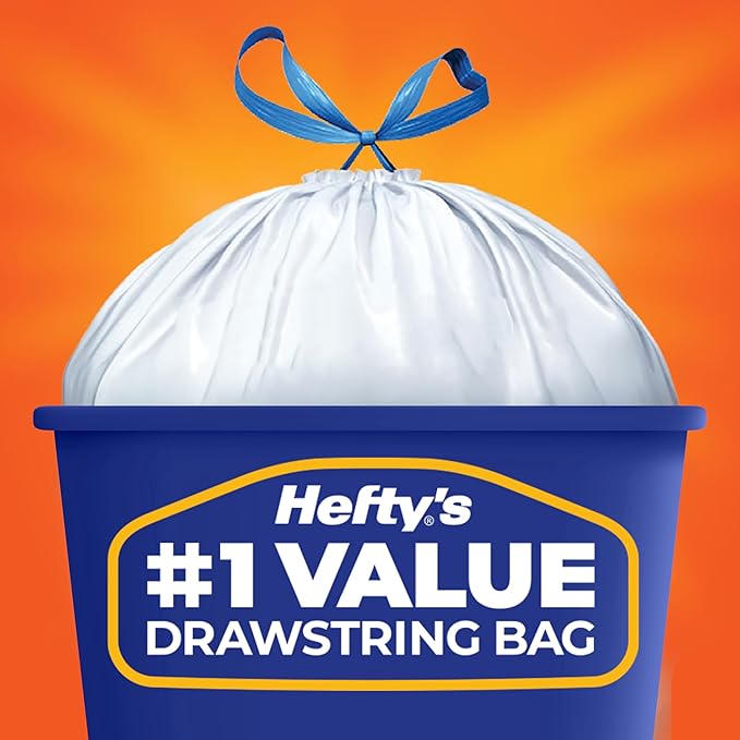 Hefty Strong Tall Kitchen Trash Bags, 13 Gallon