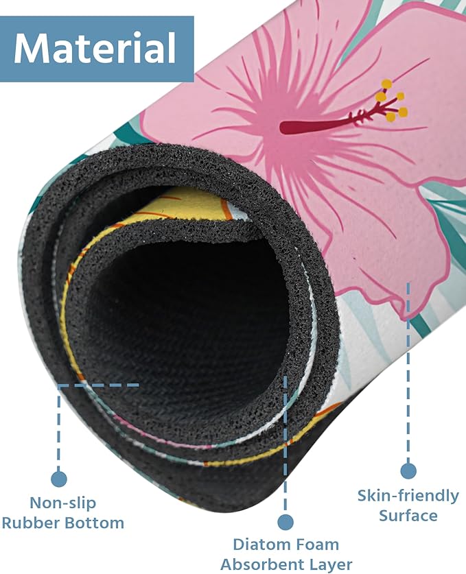 Patterned Sink Faucet Mat Kitchen Splash Guard Super Absorbent Drying Mat