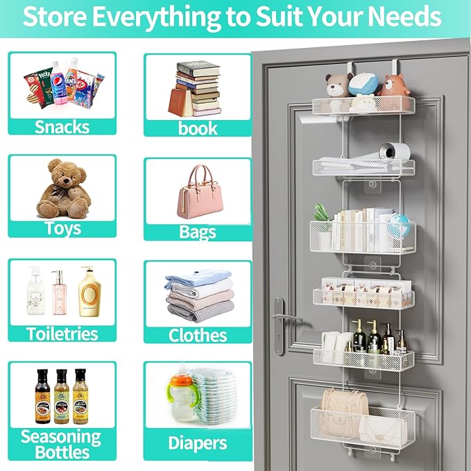 HapiRm Over Door Organizer Storage