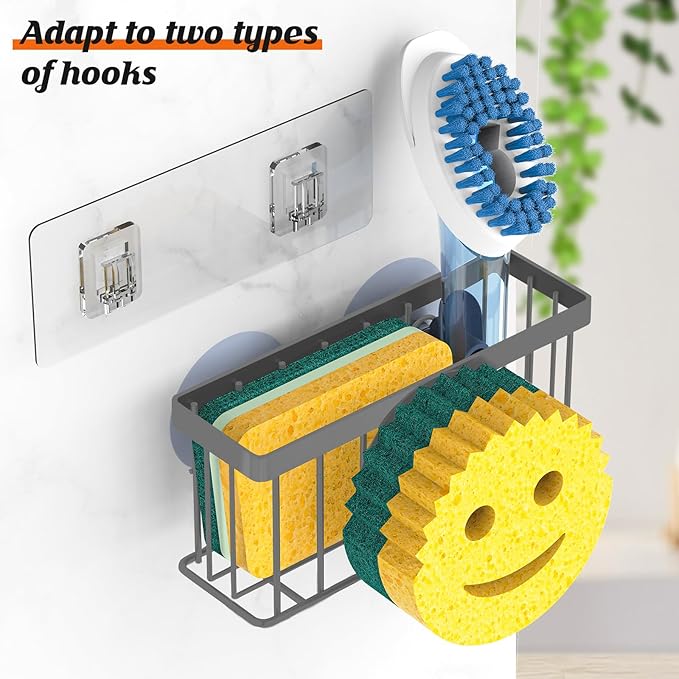 Sponge Holder Smiley Face, Sink Caddy